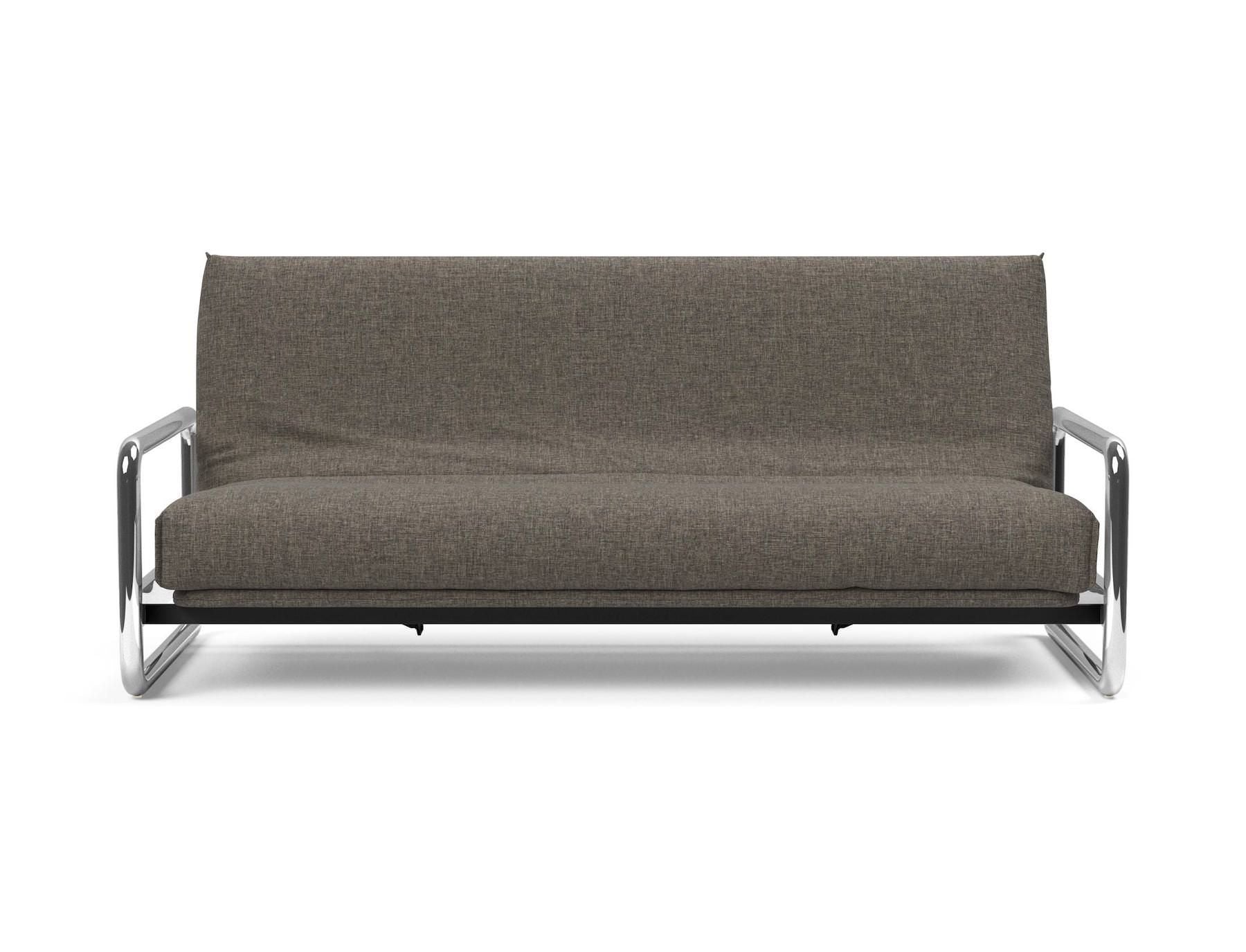 Divano letto matrimoniale sfoderabile Lomira - 216 Flashtex Dark Grey