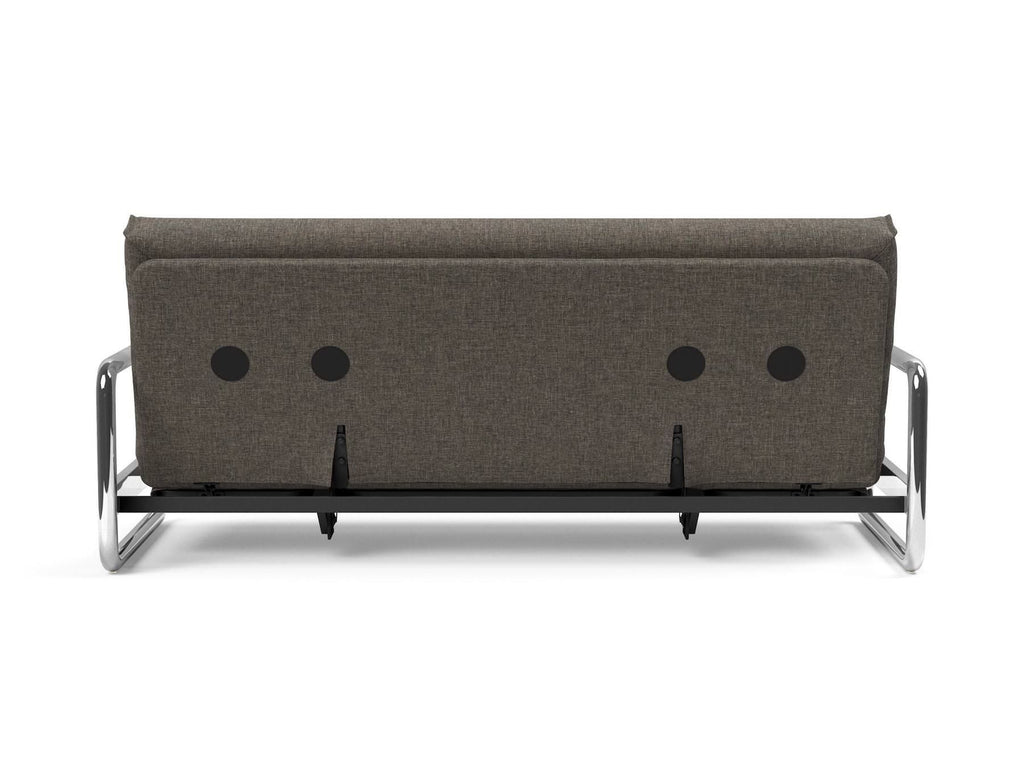 Divano letto matrimoniale sfoderabile Lomira - 216 Flashtex Dark Grey