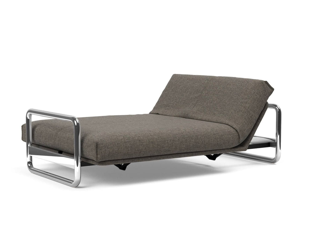 Divano letto matrimoniale sfoderabile Lomira - 216 Flashtex Dark Grey