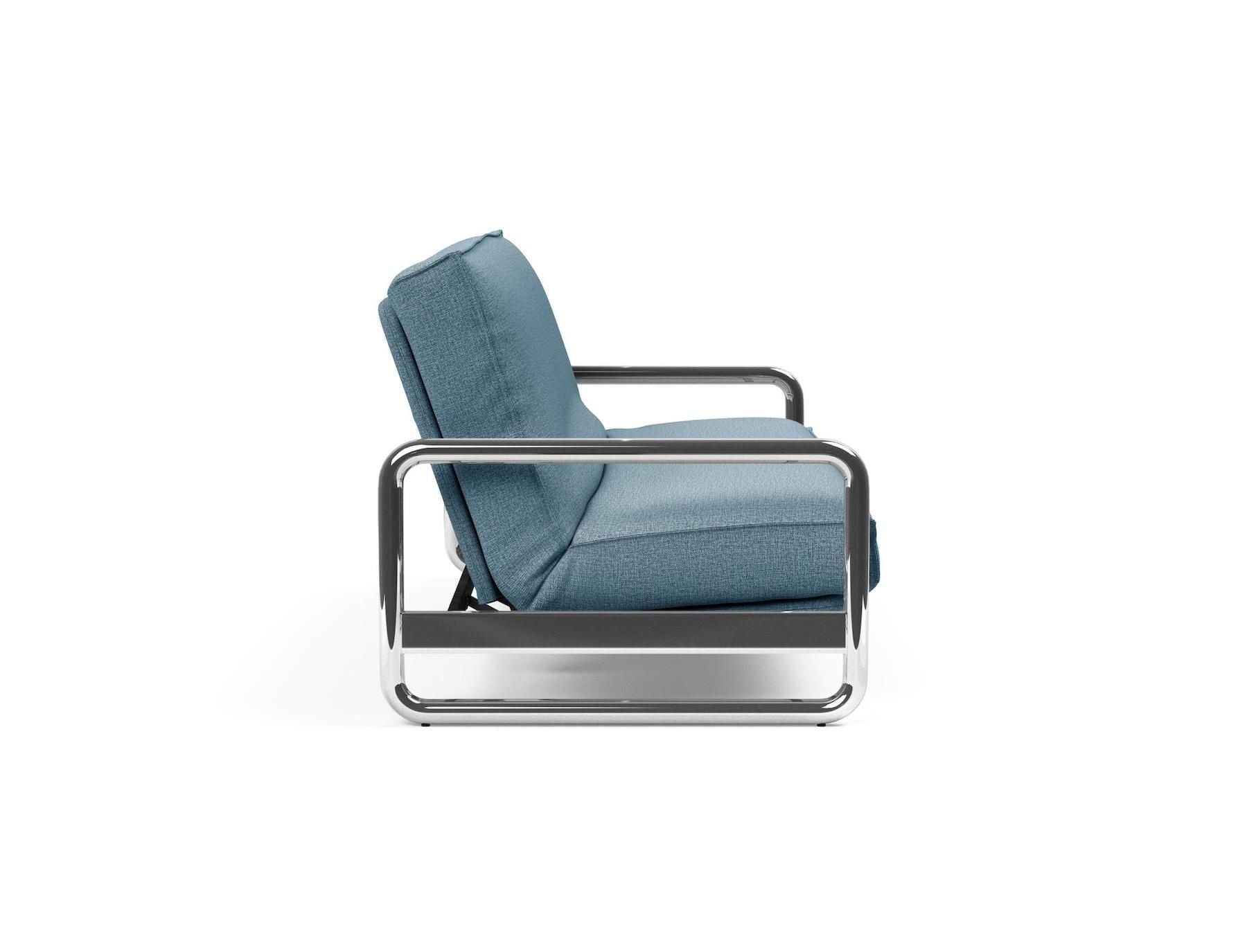 Divano letto matrimoniale sfoderabile Lomira - 525 Mixed Dance Light Blue