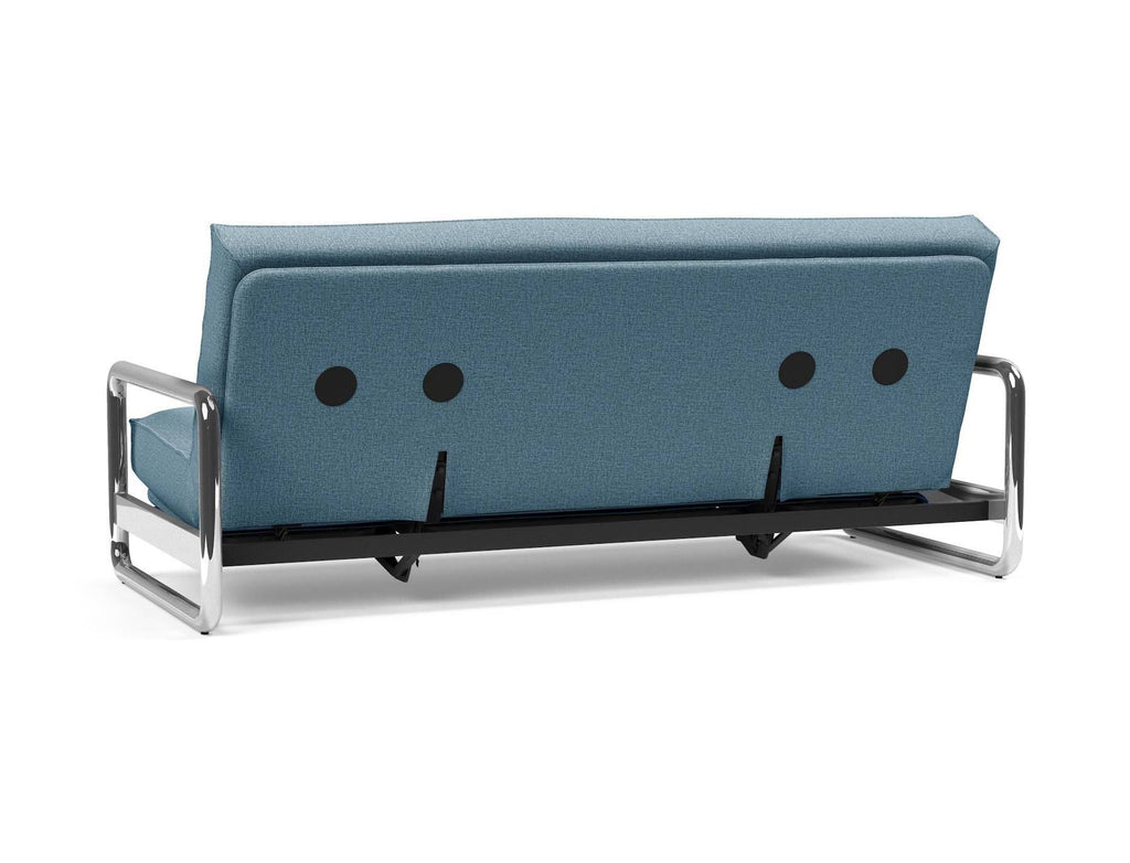 Divano letto matrimoniale sfoderabile Lomira - 525 Mixed Dance Light Blue