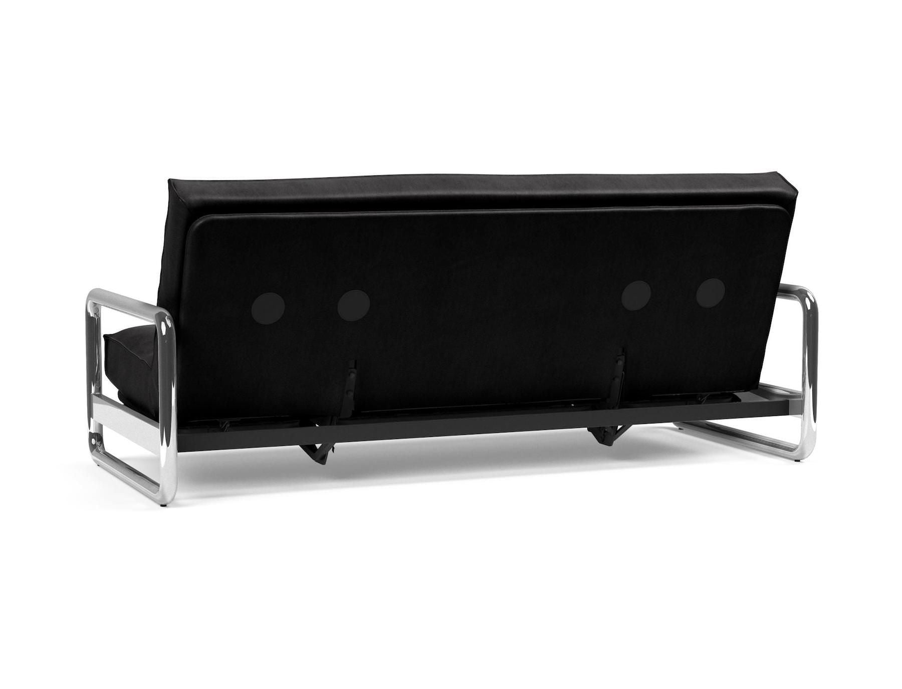 Divano letto matrimoniale sfoderabile Lomira - 550 Faunal Black