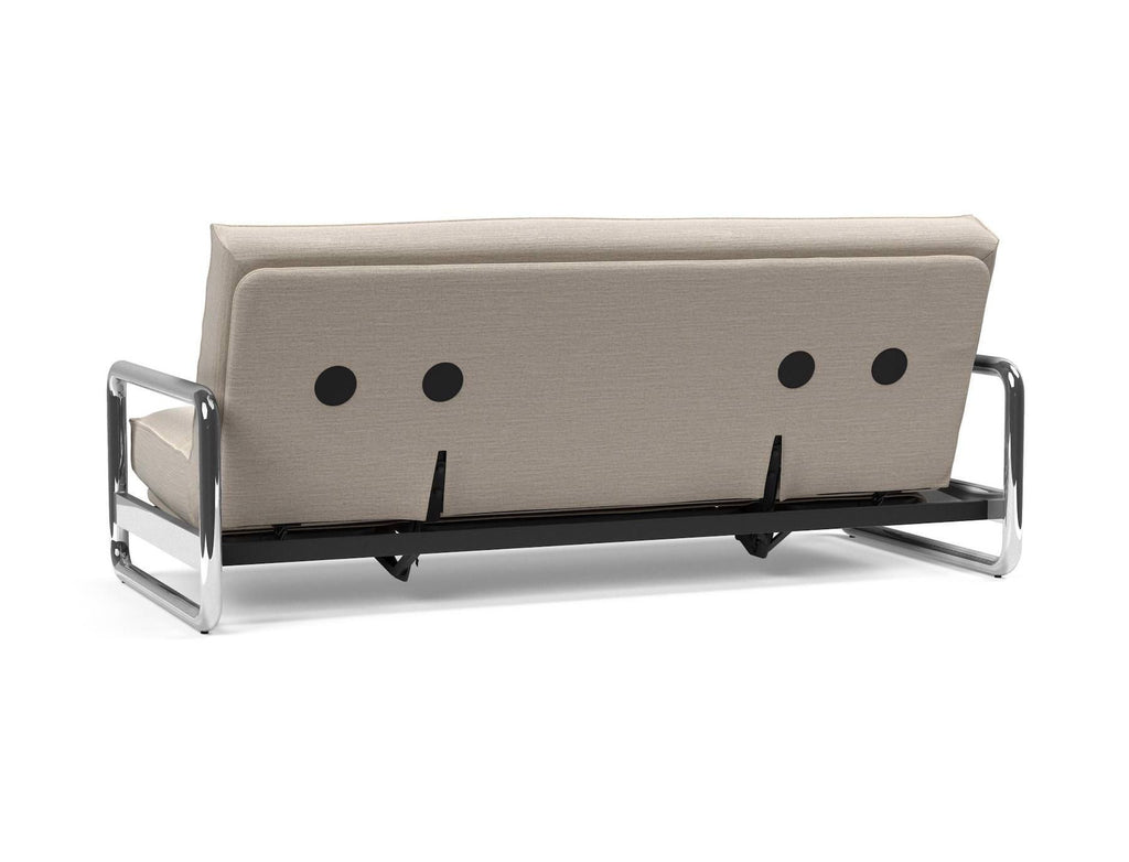 Divano letto matrimoniale sfoderabile Lomira - 612 Blida Sand Grey