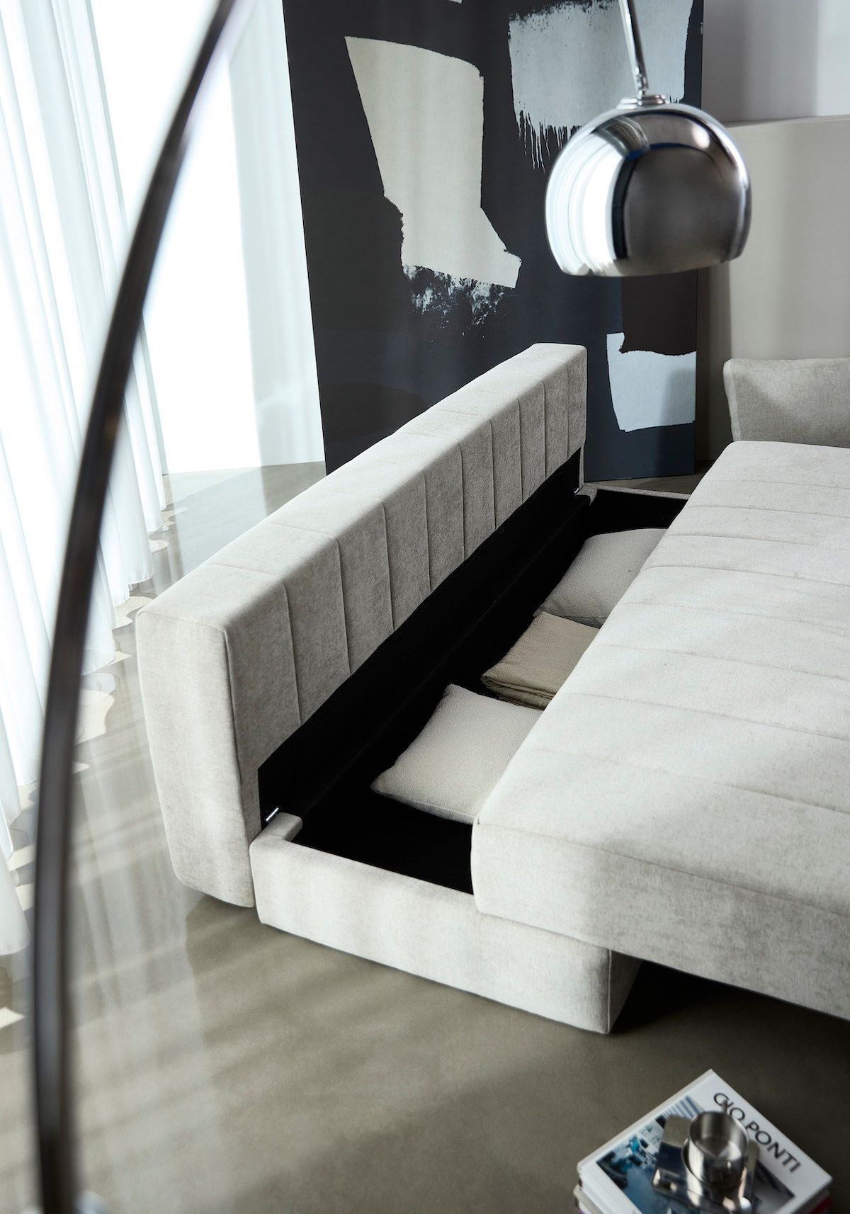 Divano letto matrimoniale Akello - 280 Avella Sand