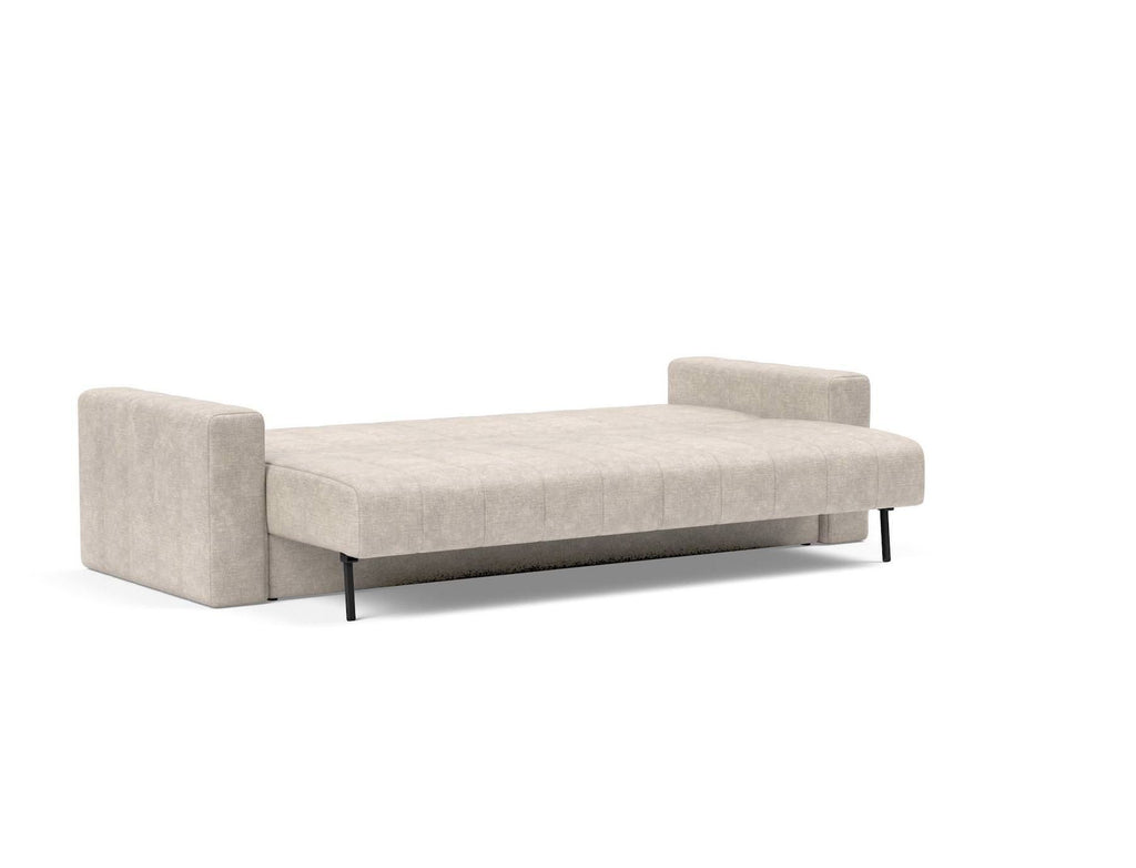 Divano letto matrimoniale con braccioli Akello Arms - 280 Avella Sand
