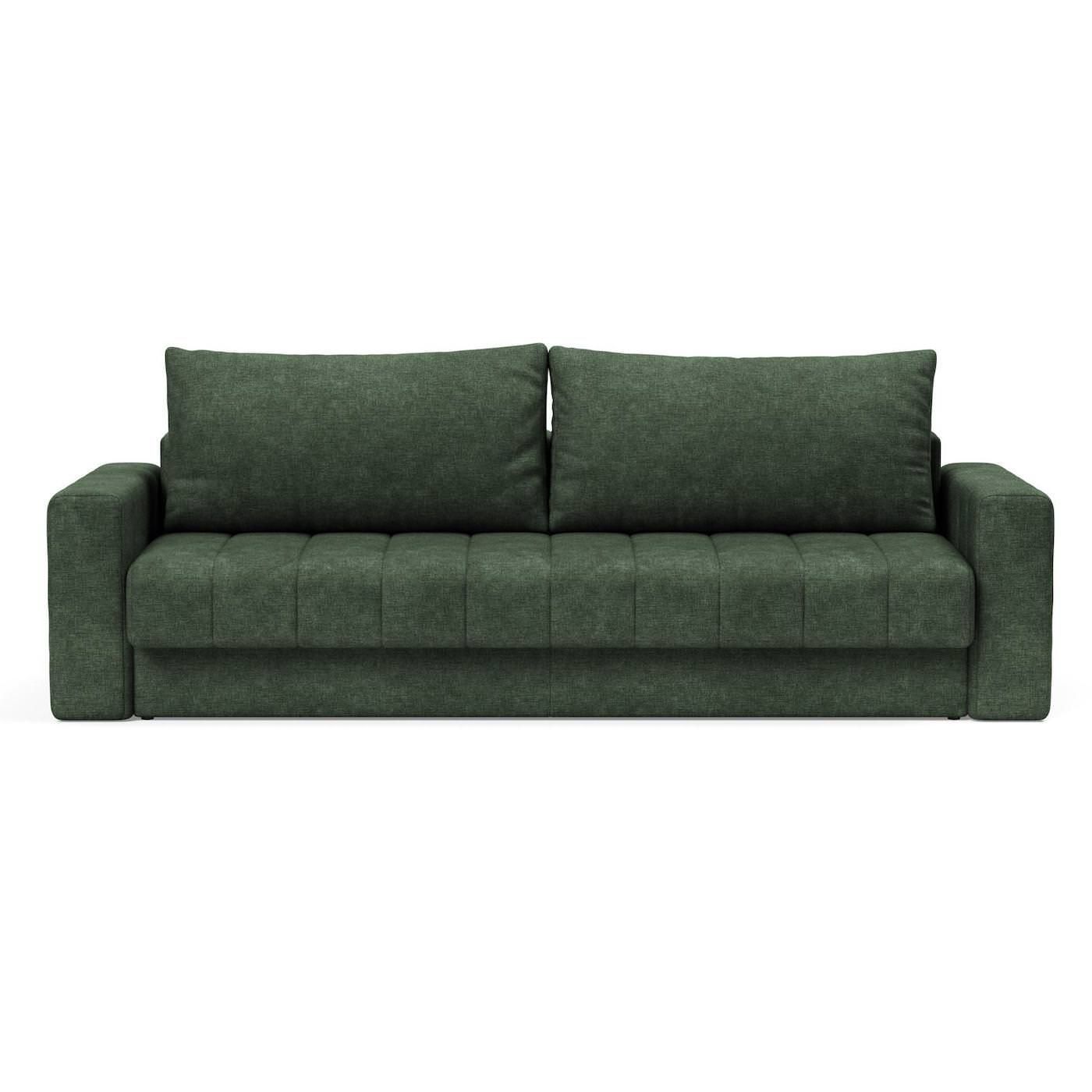 Divano letto matrimoniale con braccioli Akello Arms - 281 Avella Pine Green