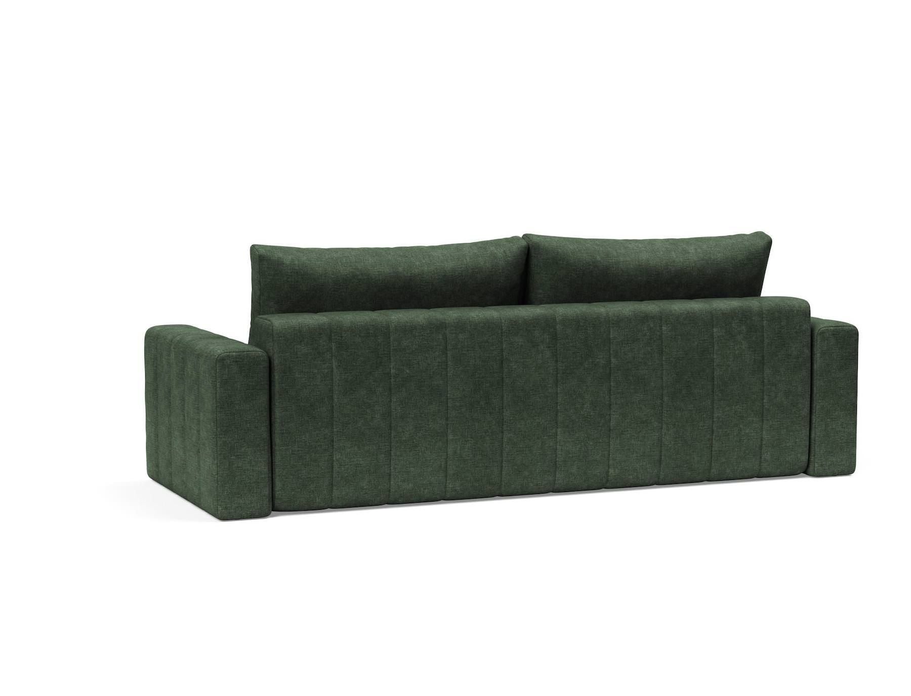 Divano letto matrimoniale con braccioli Akello Arms - 281 Avella Pine Green