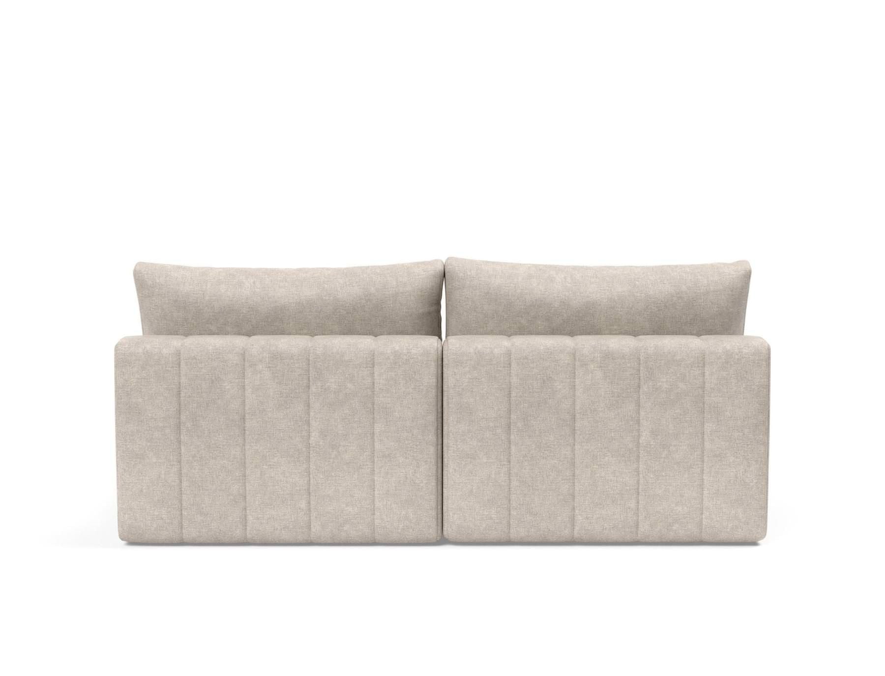 Divano letto matrimoniale con penisola Akello Lounger - 280 Avella Sand