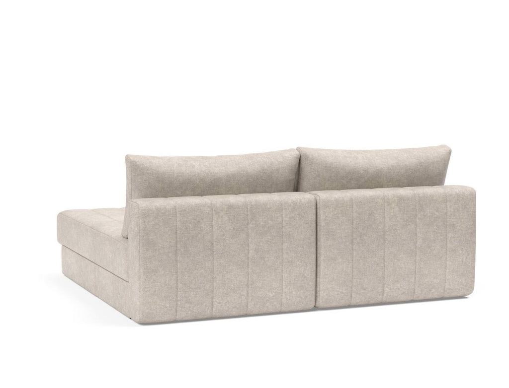 Divano letto matrimoniale con penisola Akello Lounger - 280 Avella Sand