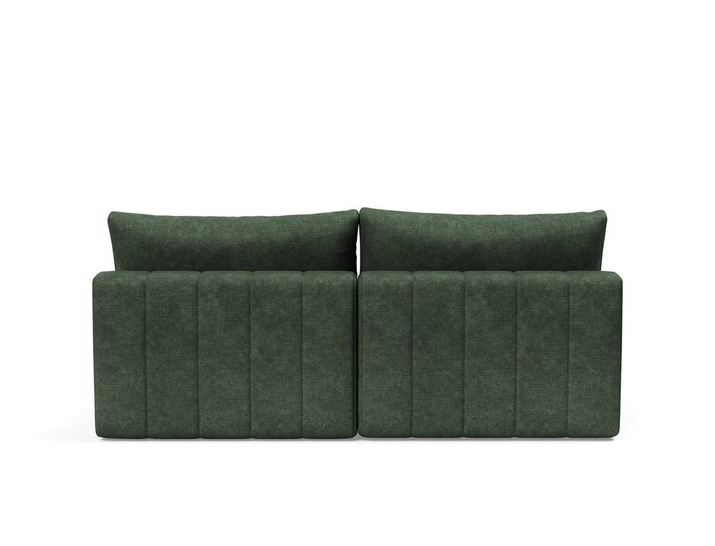 Divano letto matrimoniale con penisola Akello Lounger - 281 Avella Pine Green