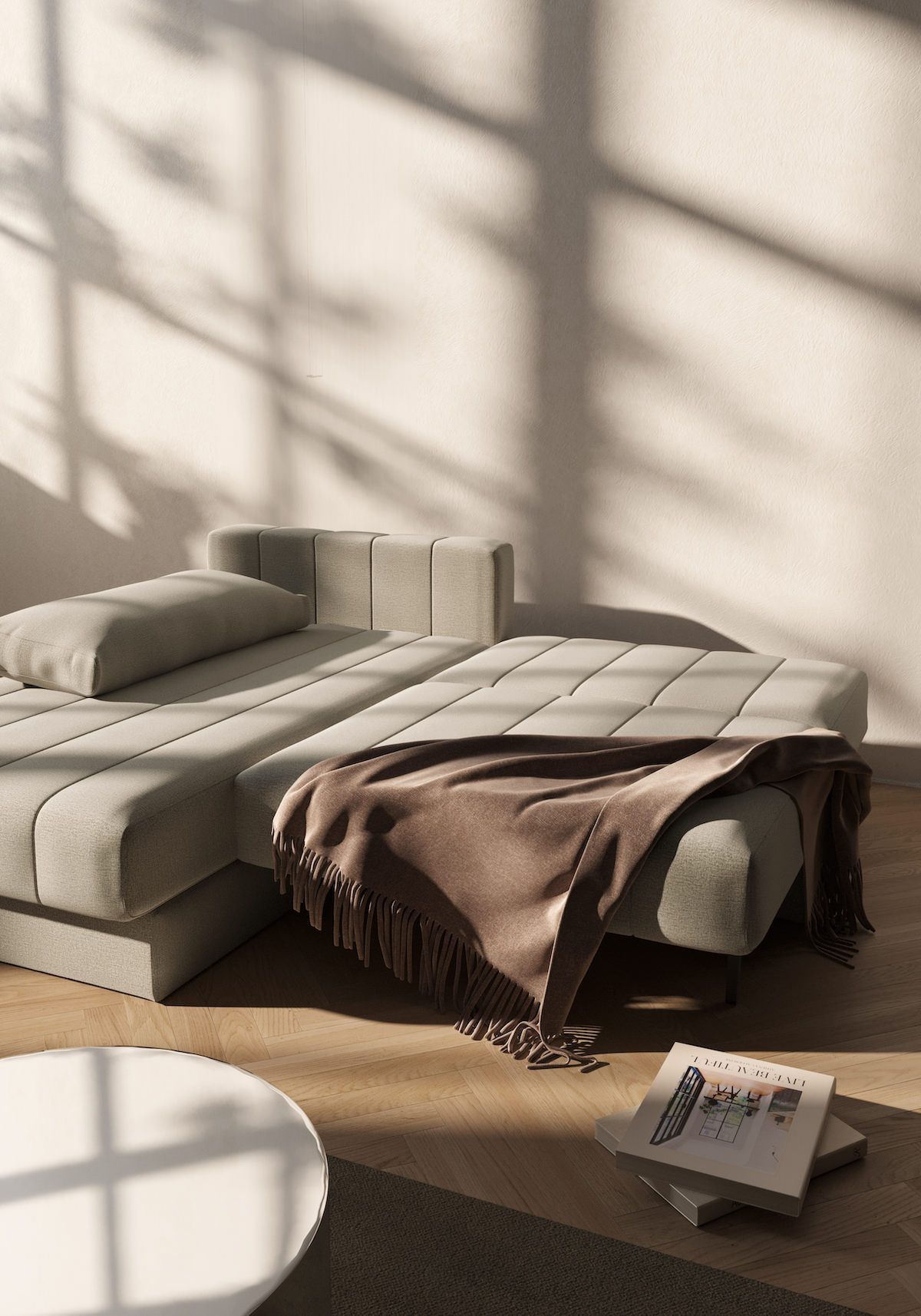 Divano letto matrimoniale Akello Lounger