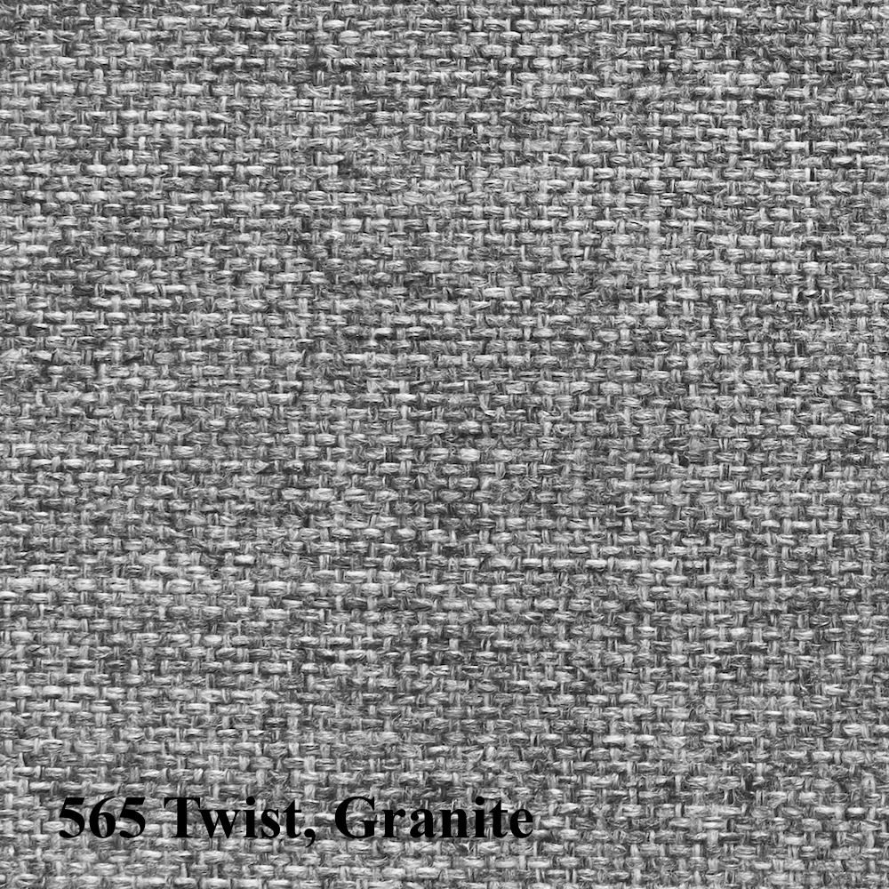 Divano letto matrimoniale con braccioli Cone - 565 Twist Granite