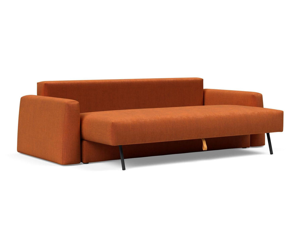 Divano letto matrimoniale con braccioli Cone - 412 Esina Rust Orange
