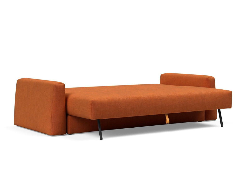 Divano letto matrimoniale con braccioli Cone - 412 Esina Rust Orange