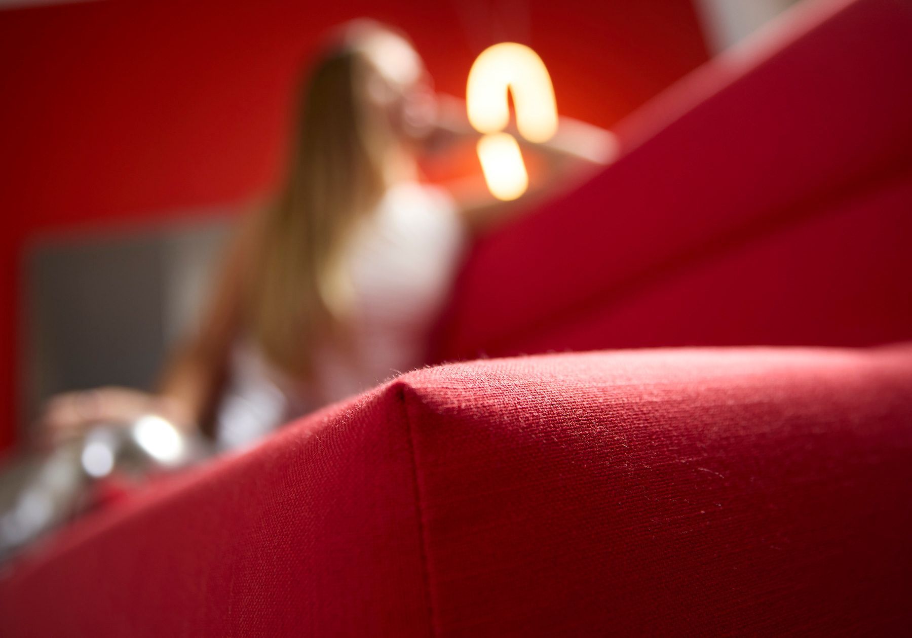 Divano letto design moderno Jillis - 511 Elegance Red