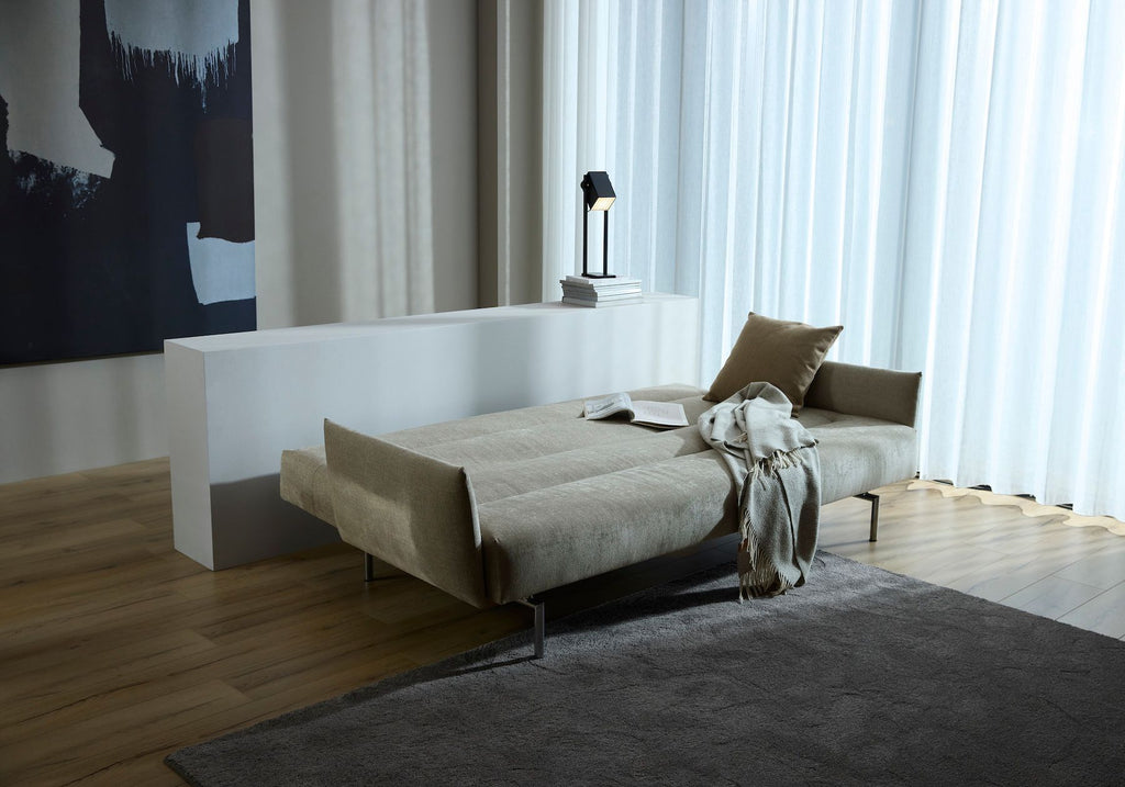 Divano letto con braccioli Jillis Arms - 280 Avella Sand