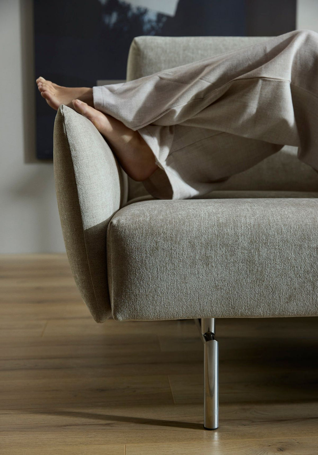 Divano letto con braccioli Jillis Arms - 280 Avella Sand