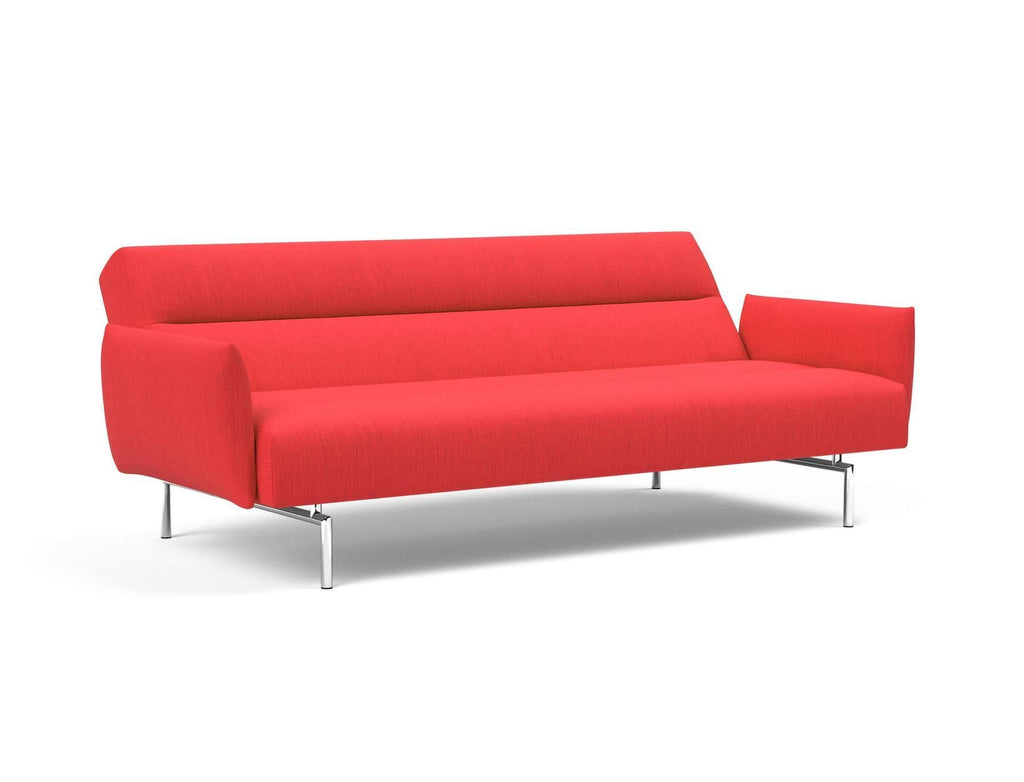 Divano letto con braccioli Jillis Arms - 511 Elegance Red