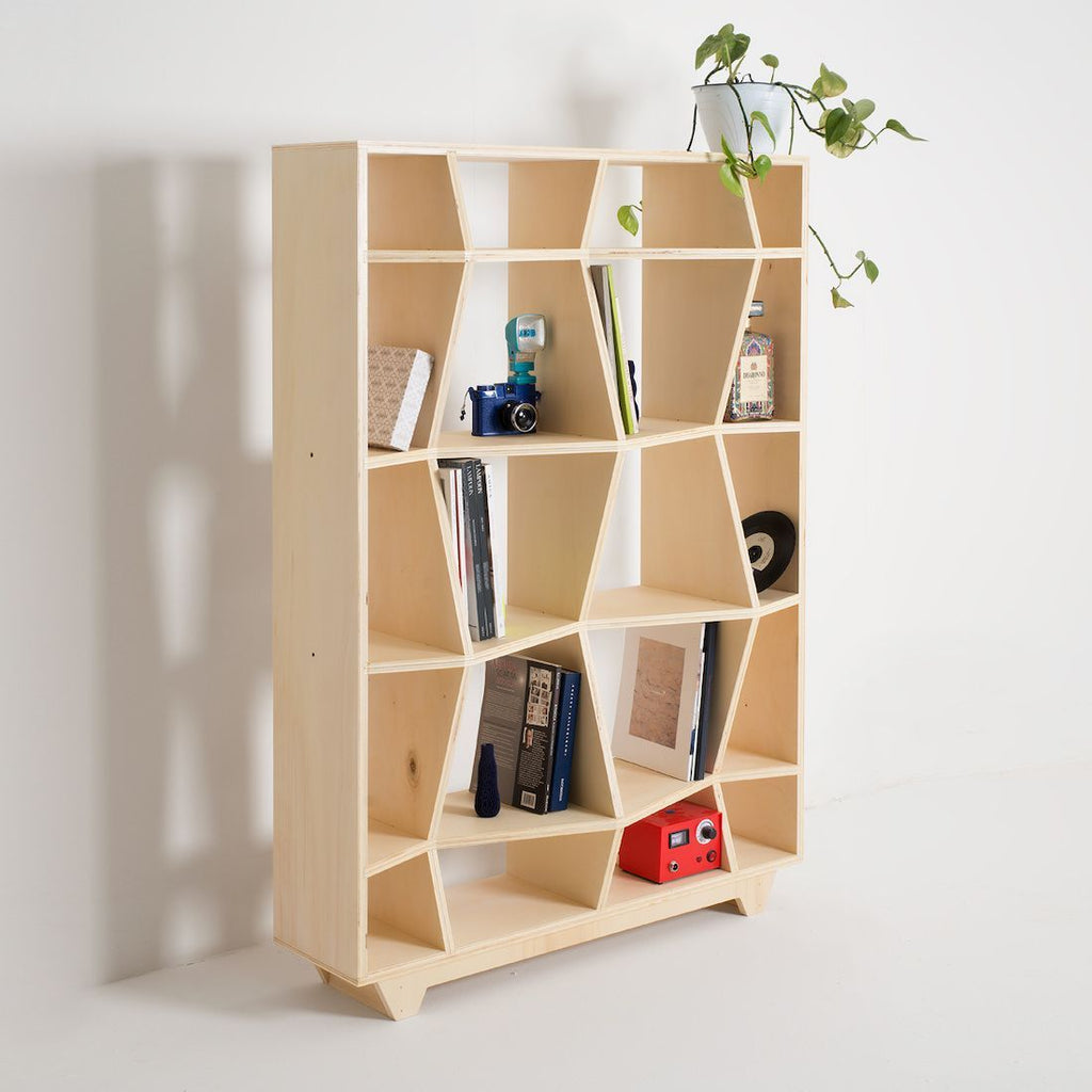 Libreria moderna in legno Rago