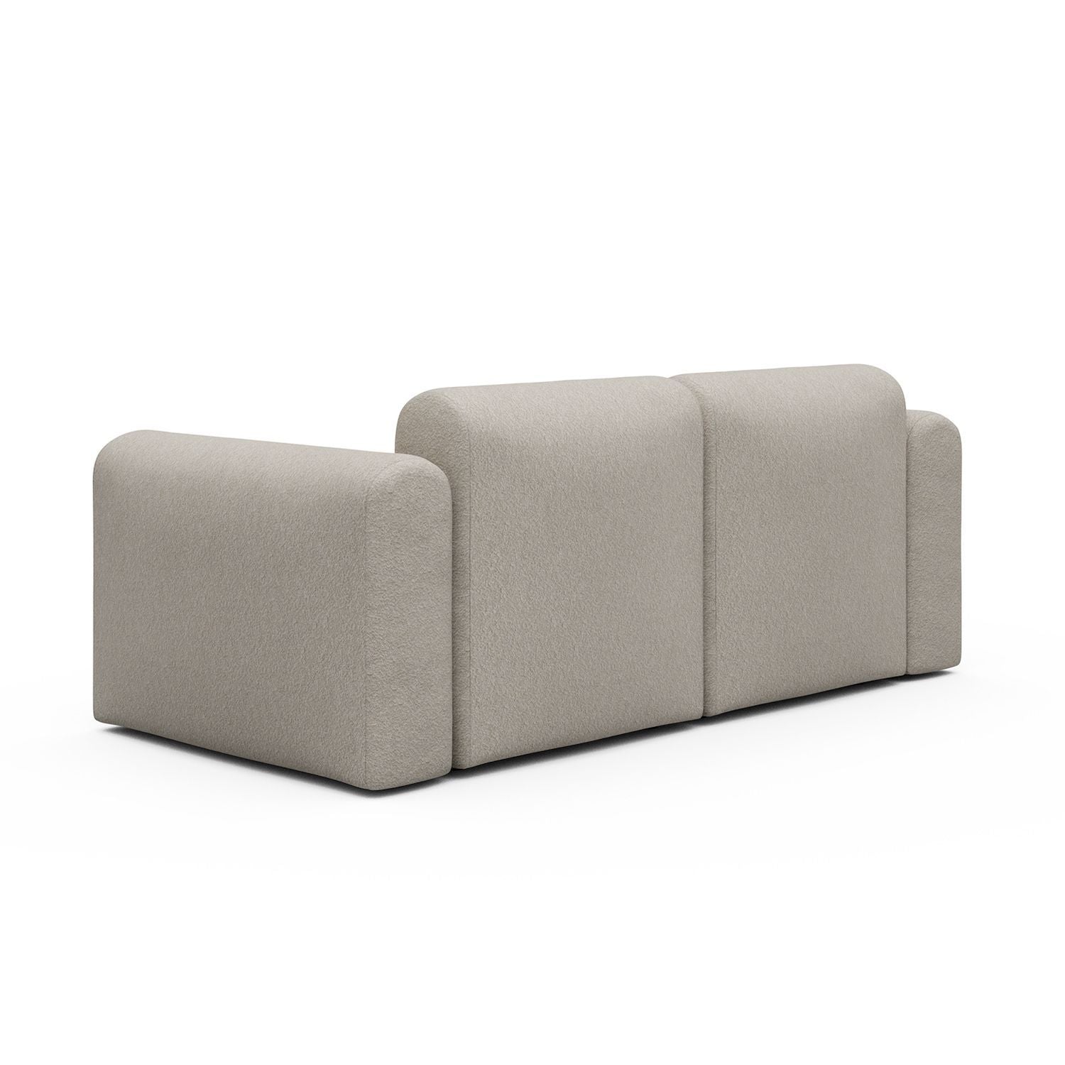 Divano a due posti con braccioli Rund - 816 Aivi Lace Beige