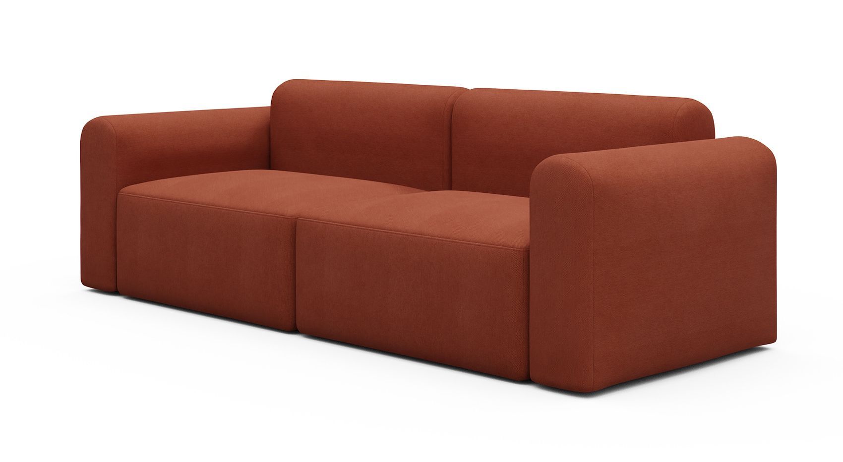 Divano design moderno Rund B2L - Argus 581 Rust