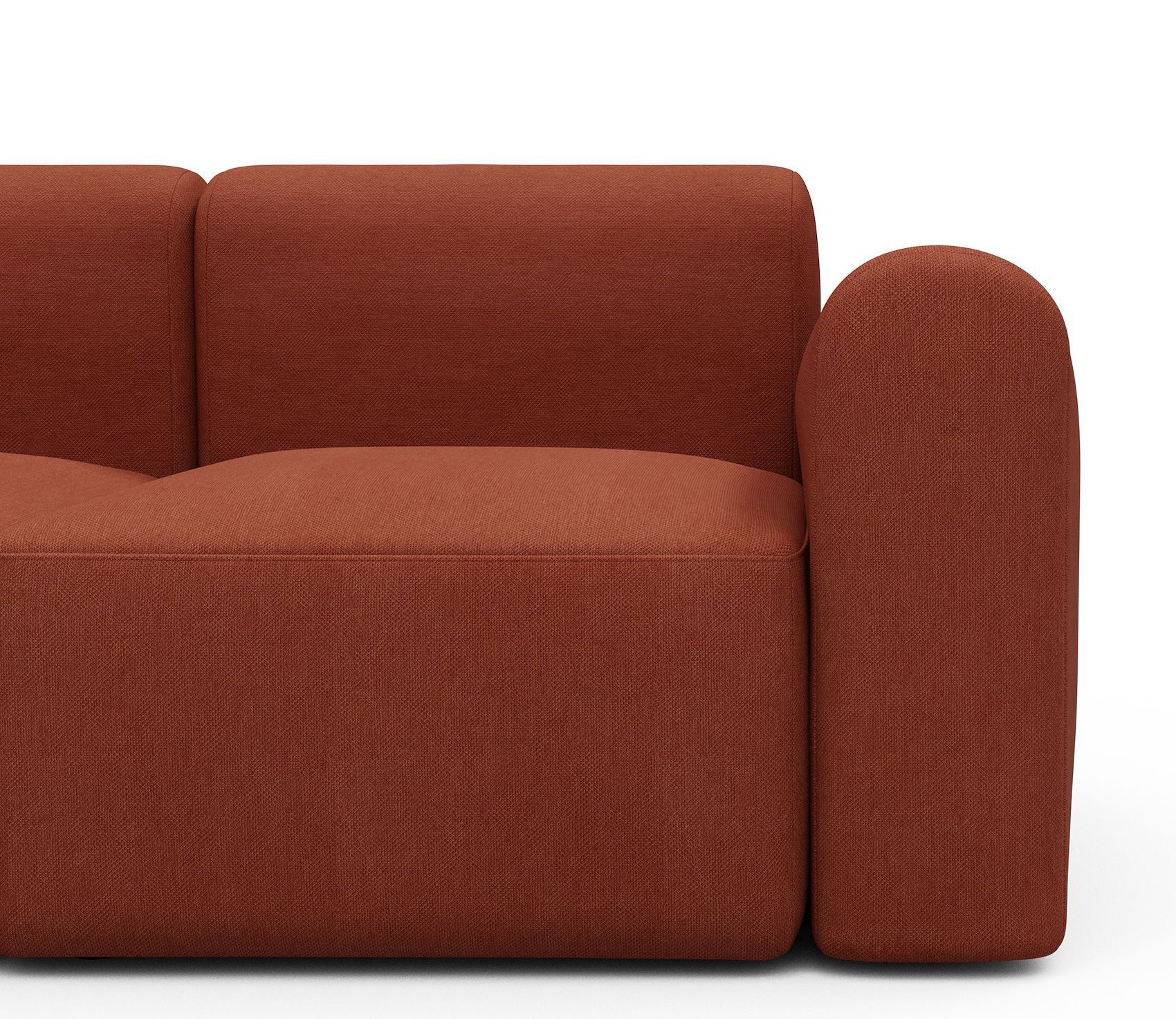 Divano design moderno Rund B2L - Argus 581 Rust