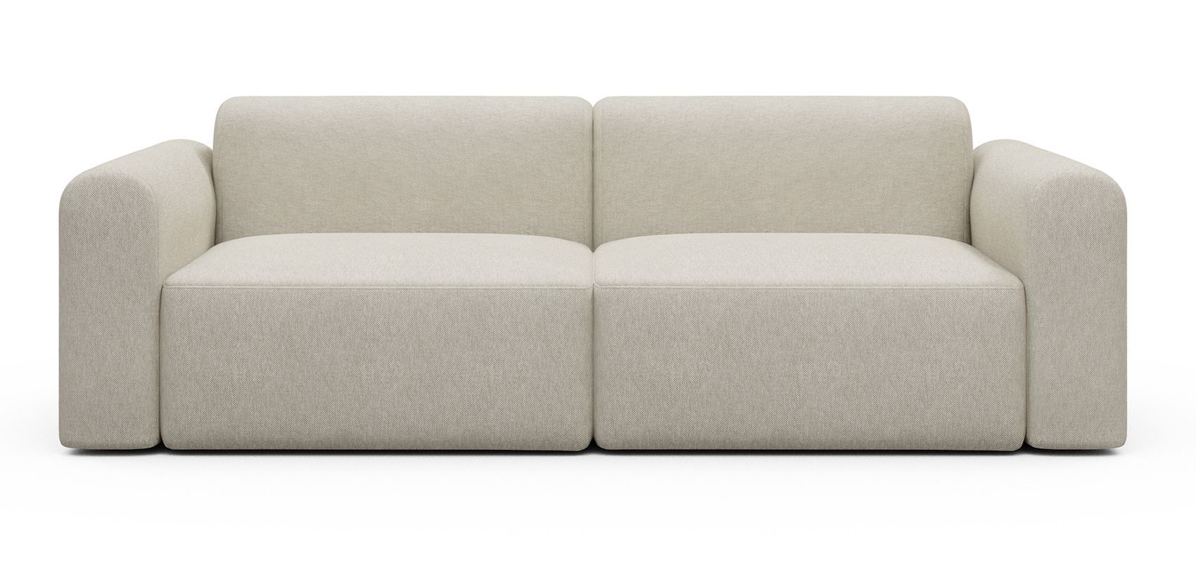 Divano design moderno Rund B2L - Argus 584 Natural