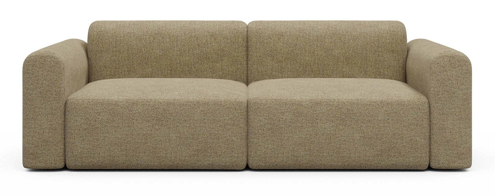 Divano design moderno Rund B2L - Carreno 774 Sicilian Yellow