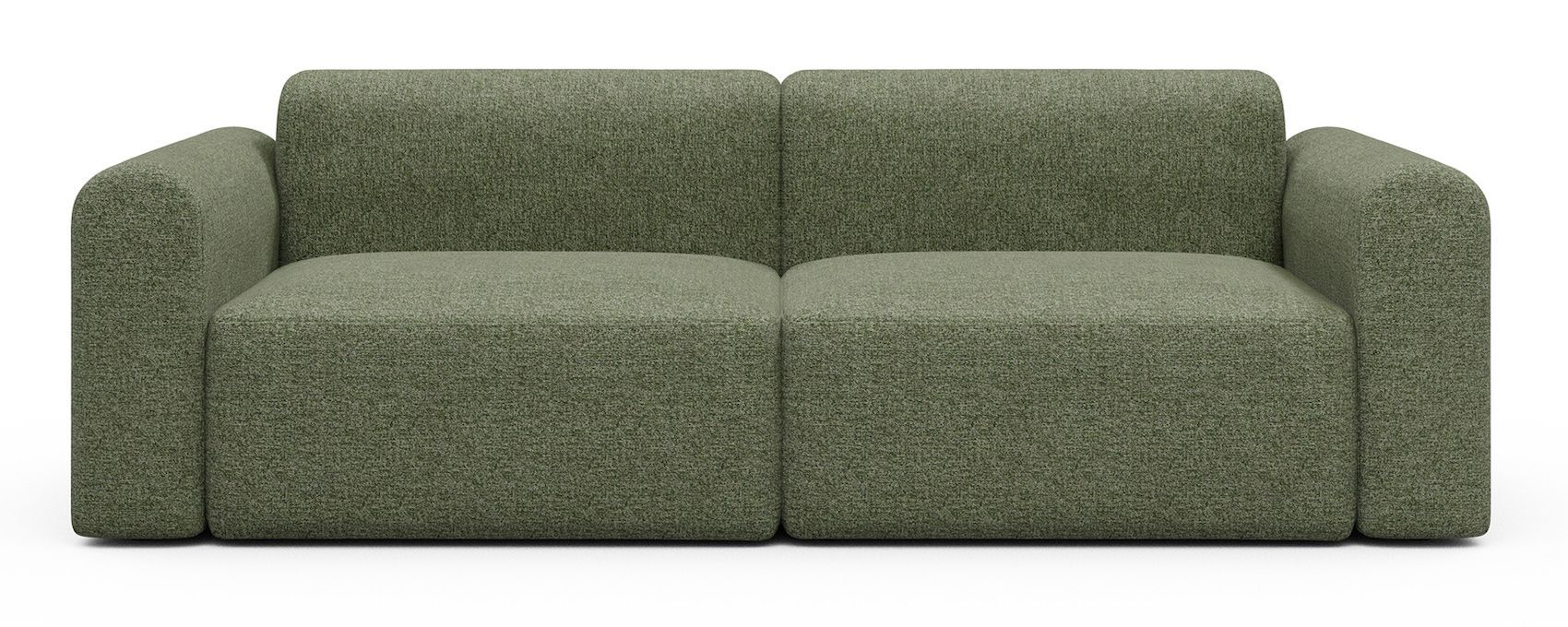 Divano design moderno Rund B2L - Carreno 775 Vivid Green