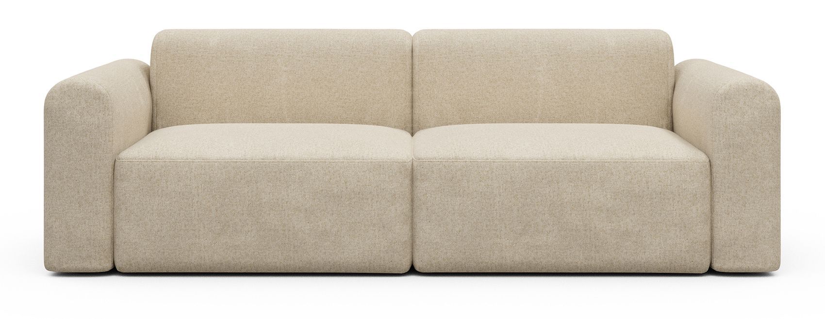 Divano design moderno Rund B2L - Casone 496 Natural Beige