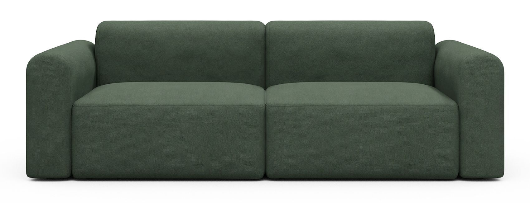 Divano design moderno Rund B2L - Cura 769 Saga Green
