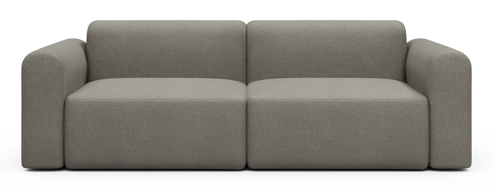 Divano design moderno Rund B2L - Denari 485 Soft Grey