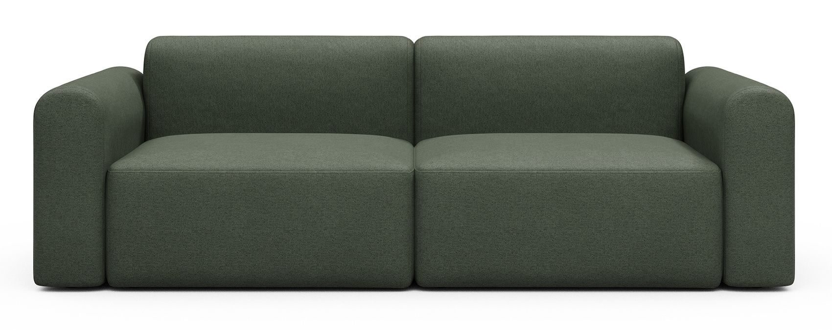 Divano design moderno Rund B2L - Denari 488 Forest Green