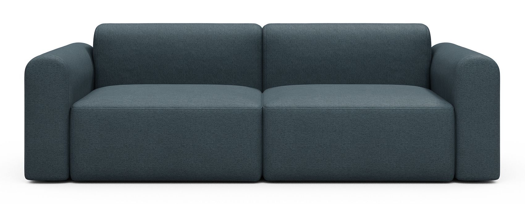 Divano design moderno Rund B2L - Denari 489 Royal Blue