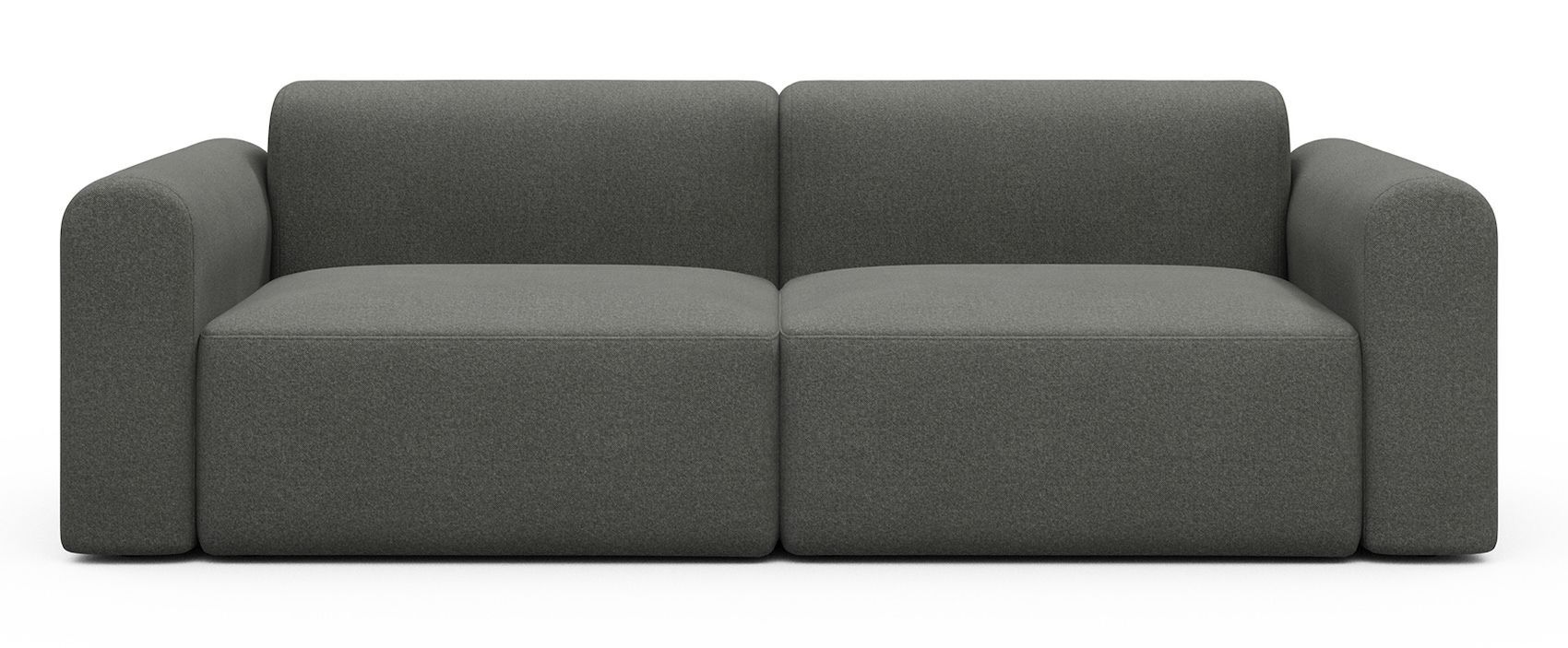 Divano design moderno Rund B2L - Mahoga 852 Seal Grey