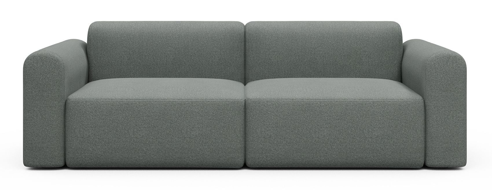 Divano design moderno Rund B2L - Mahoga 853 Dove Grey