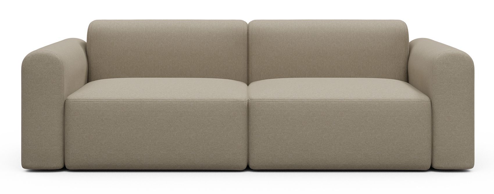 Divano design moderno Rund B2L - Satya 445 Natural Beige