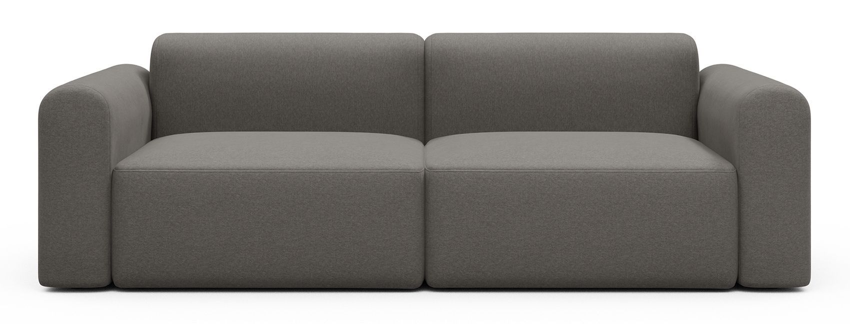 Divano design moderno Rund B2L - Satya 446 Taupe Brown