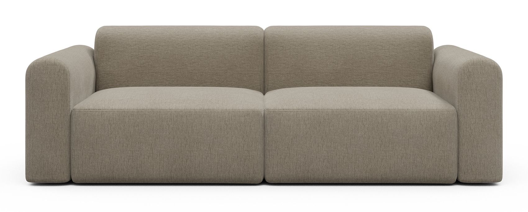 Divano design moderno Rund B2L - Smooth 810 Smooth Beige