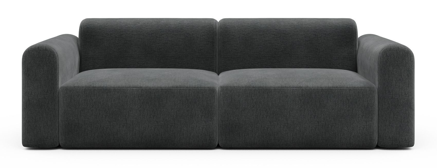 Divano design moderno Rund B2L - Smooth 811 Deep Warm Grey