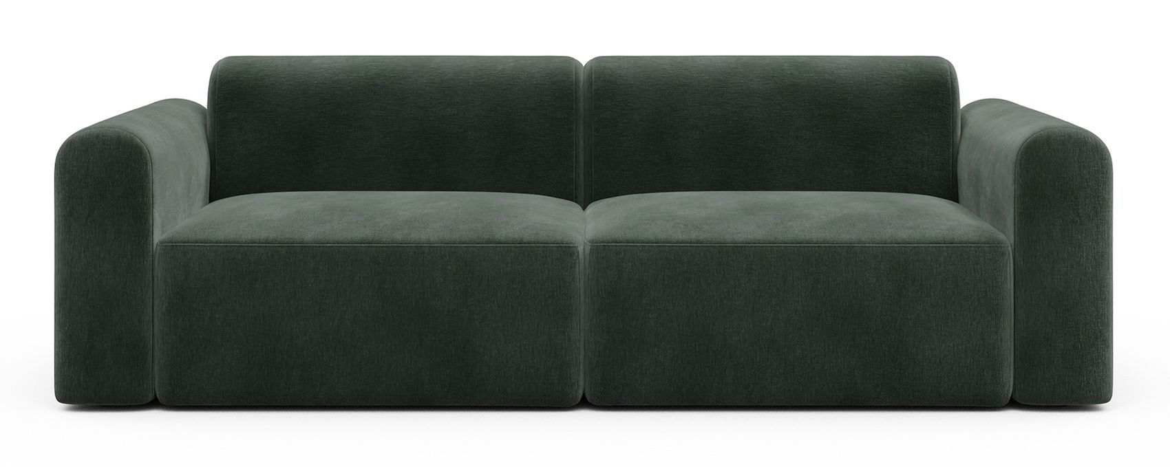 Divano design moderno Rund B2L - Smooth 814 Laural Green