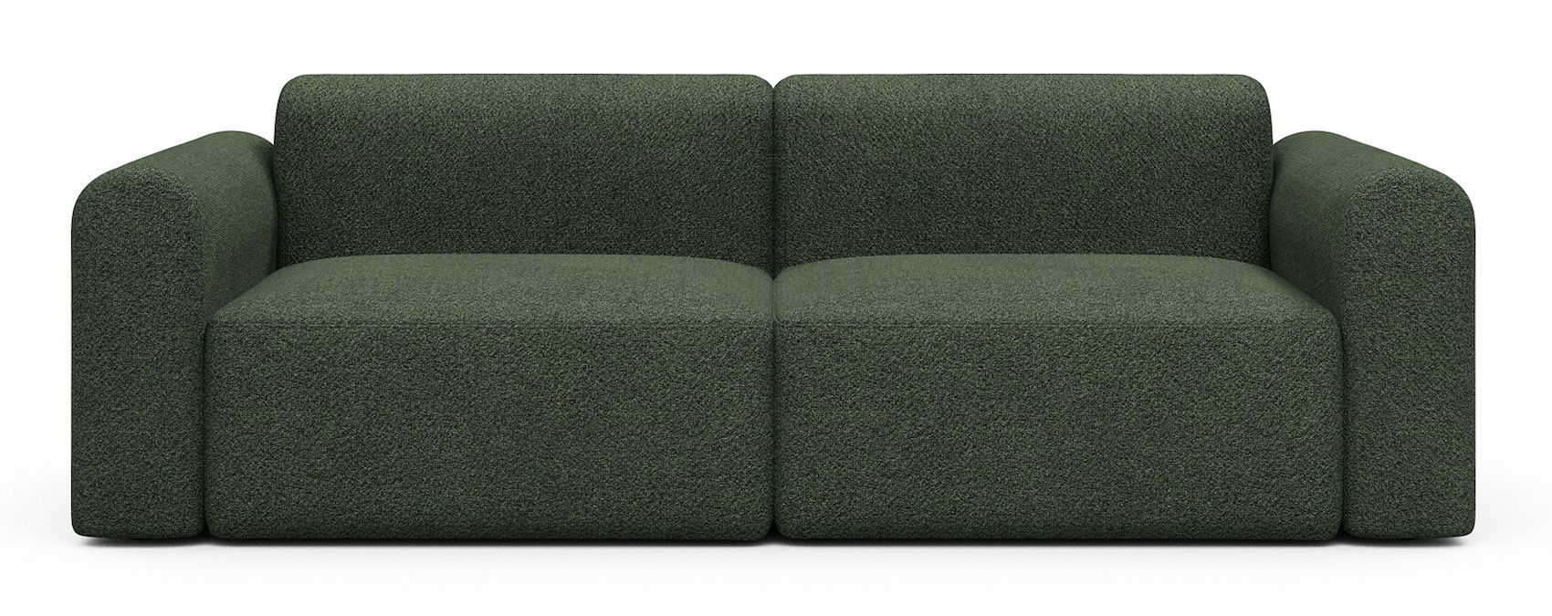 Divano design moderno Rund B2L - Vanora 869 Deep Green