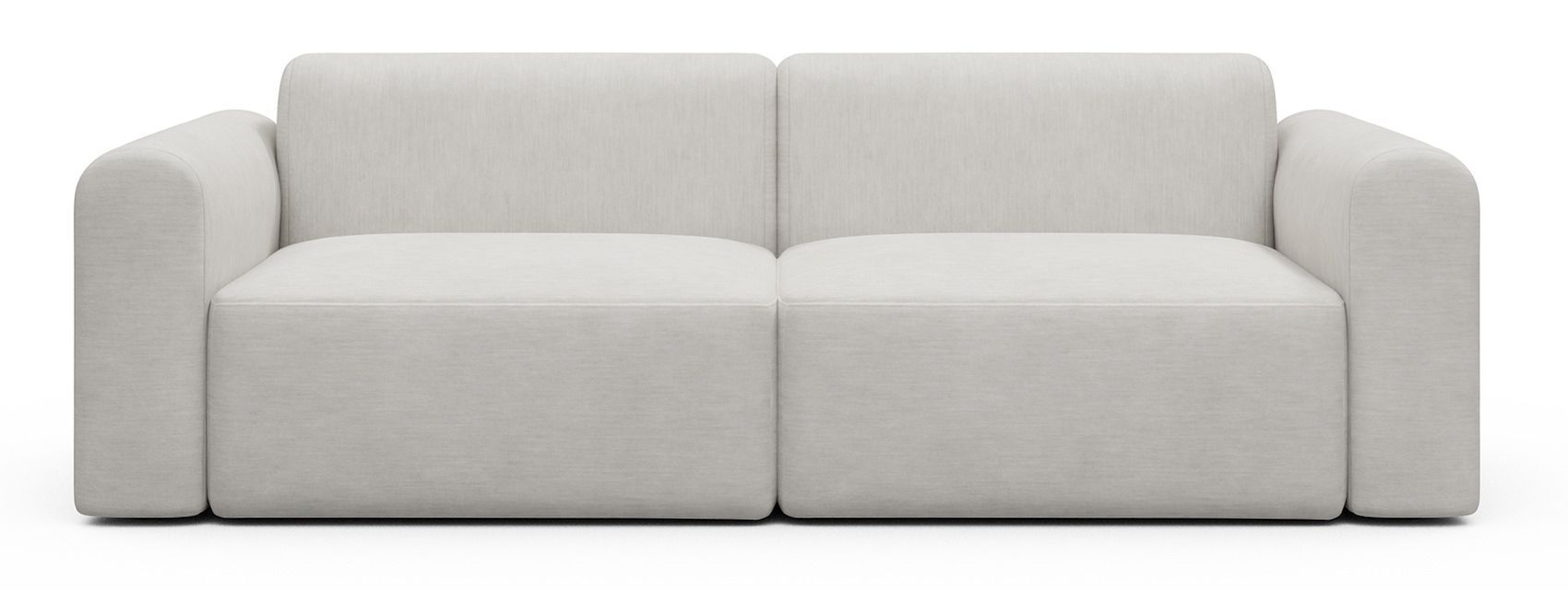 Divano design moderno Rund B2L - Vivus 574 Dusty Off White