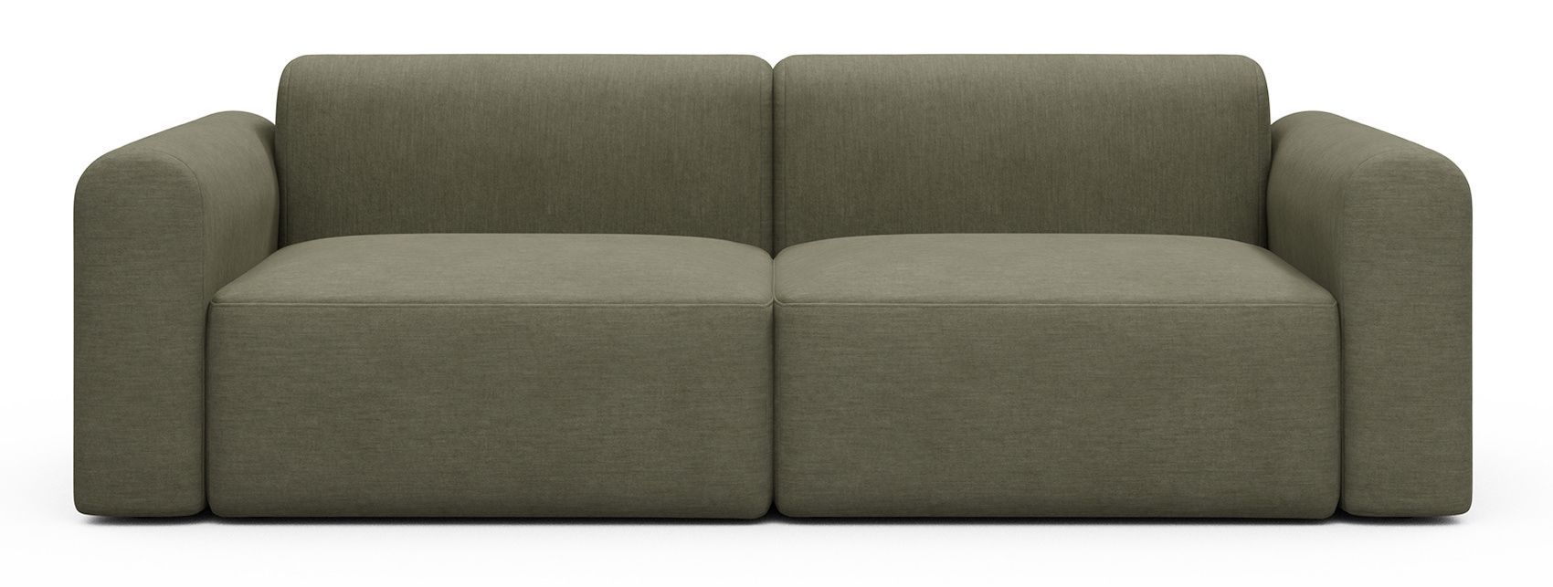 Divano design moderno Rund B2L - Vivus 575 Dusty Olive