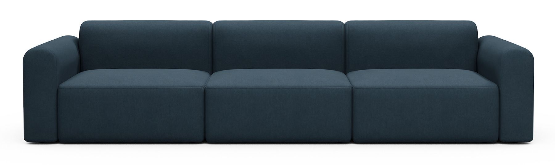 Divano design moderno Rund B3L - Argus 580 Navy Blue