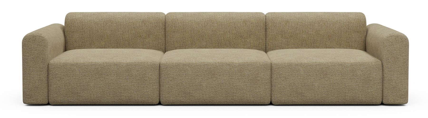 Divano design moderno Rund B3L - Carreno 774 Sicilian Yellow