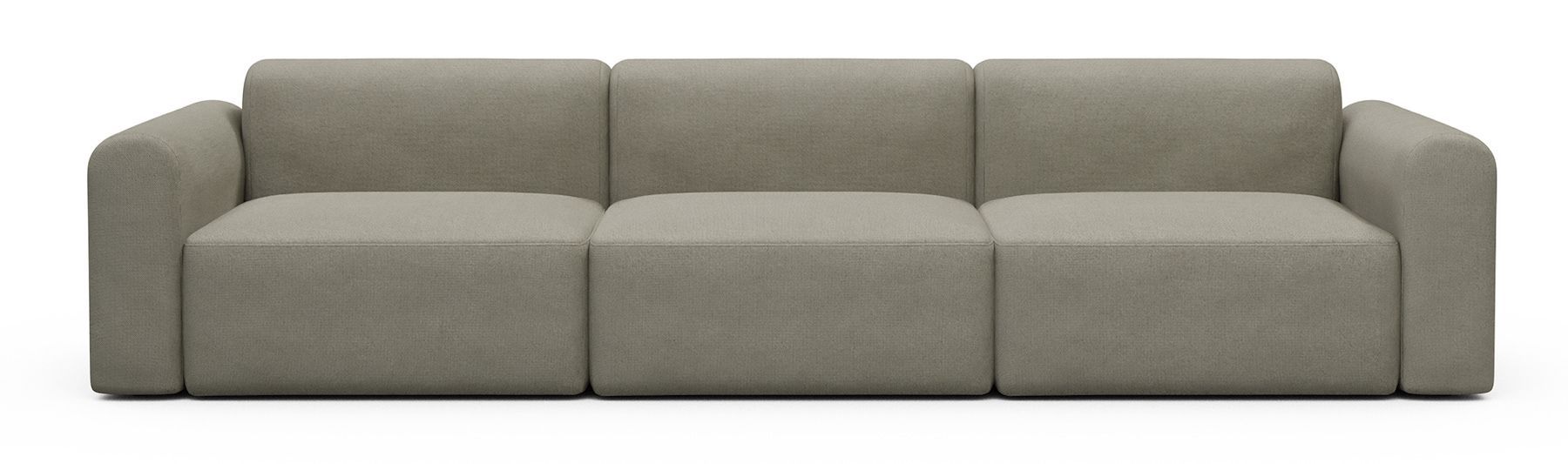 Divano design moderno Rund B3L - Cura 765 Oat