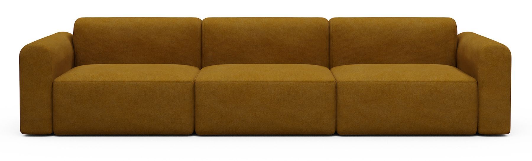 Divano design moderno Rund B3L - Cura 767 Apricot