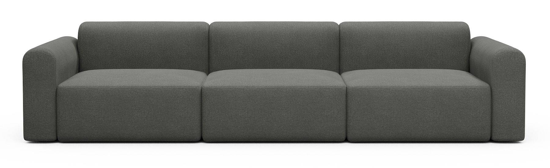 Divano design moderno Rund B3L - Mahoga 852 Seal Grey