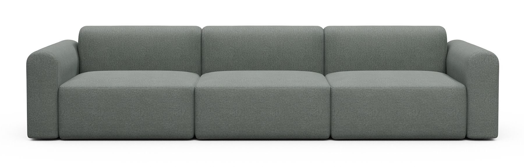 Divano design moderno Rund B3L - Mahoga 853 Dove Grey